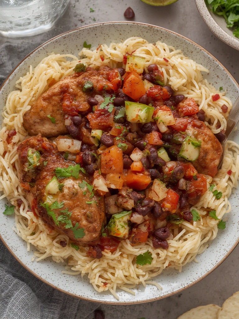 Black Bean Salsa Chicken