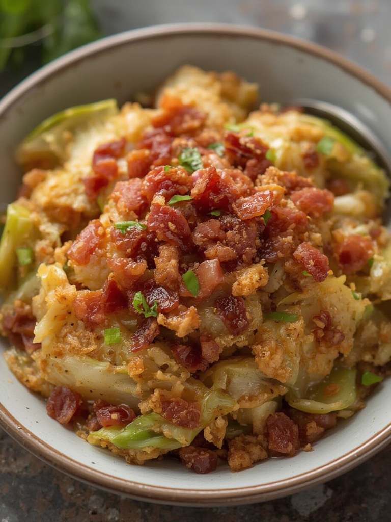 Fried Cabbage with Bacon